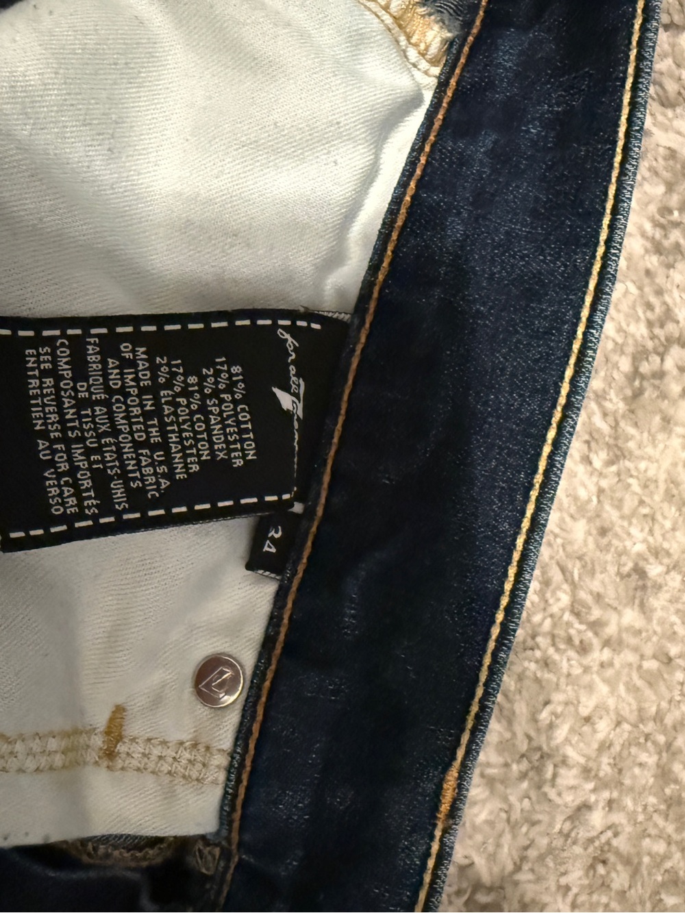 7 for all mankind Austyn jeans - 34 - Picture 3 of 6